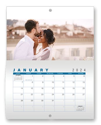 Mini Wall Calendar - 8.5" x 5.5"