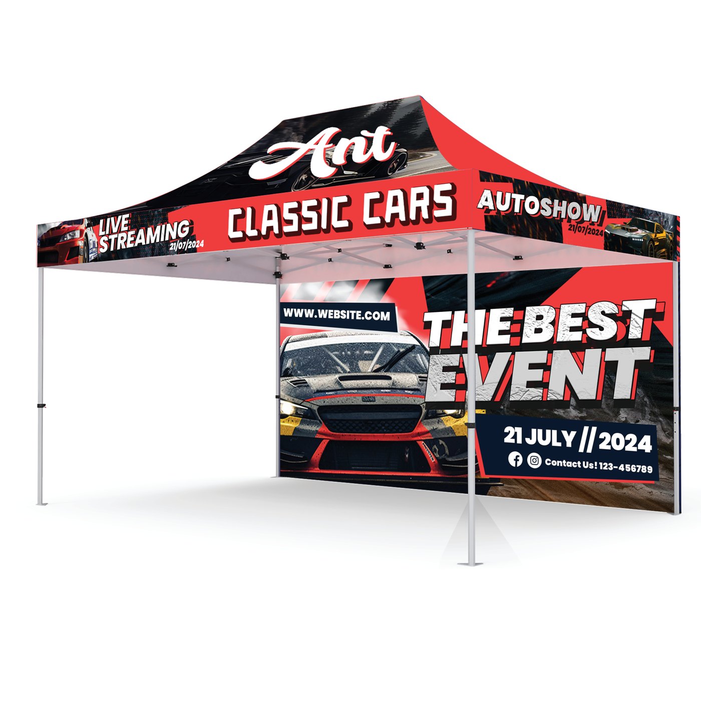 Custom Printed Tents