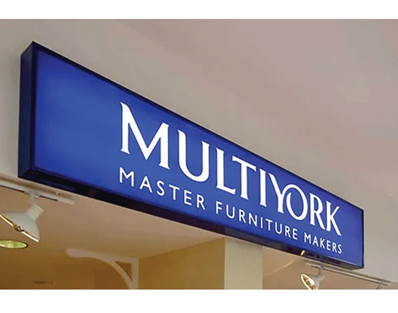 Illuminated lightbox sign