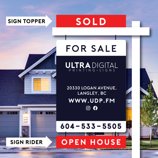 Used Sign Riders Real Estate Signs – Ultra Digital Printing