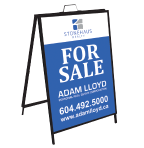 A-Frame Sign - Metal Frame with Coroplast Inserts (UDAF002)