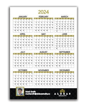 Magnetic Calendar - 4" x 6"
