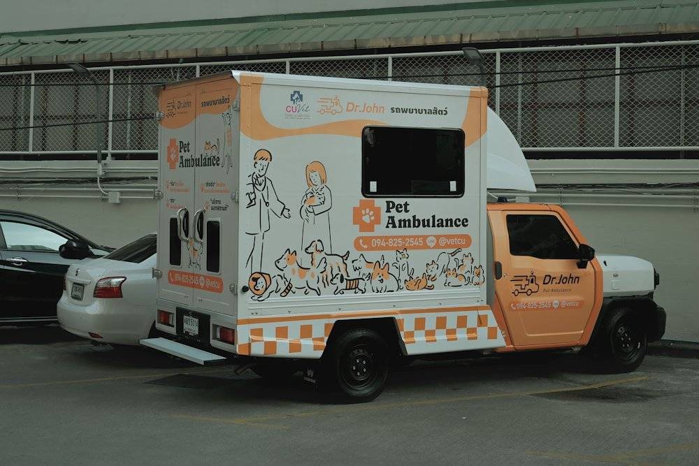Wrapped service vehicle