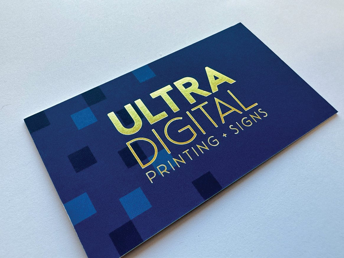 Foil business card
