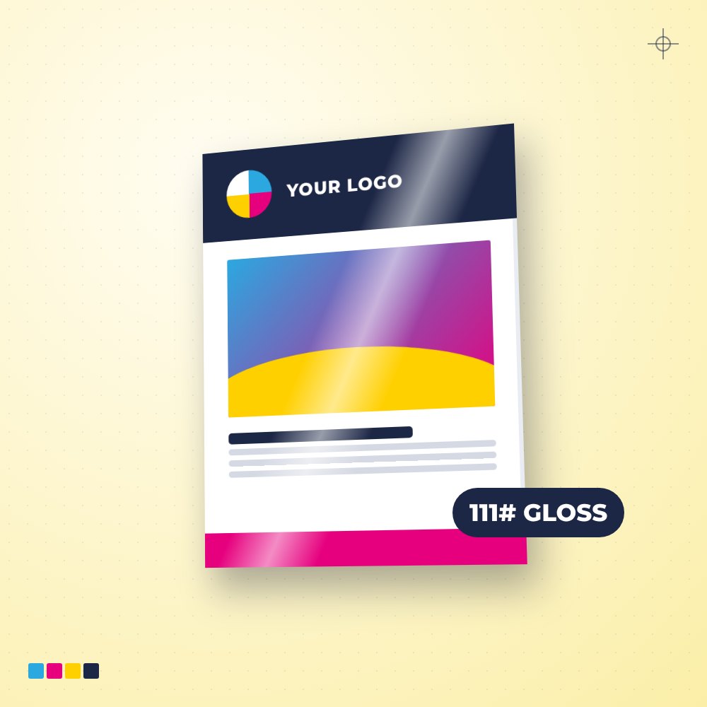 Cardstock Flyers - 111# Gloss